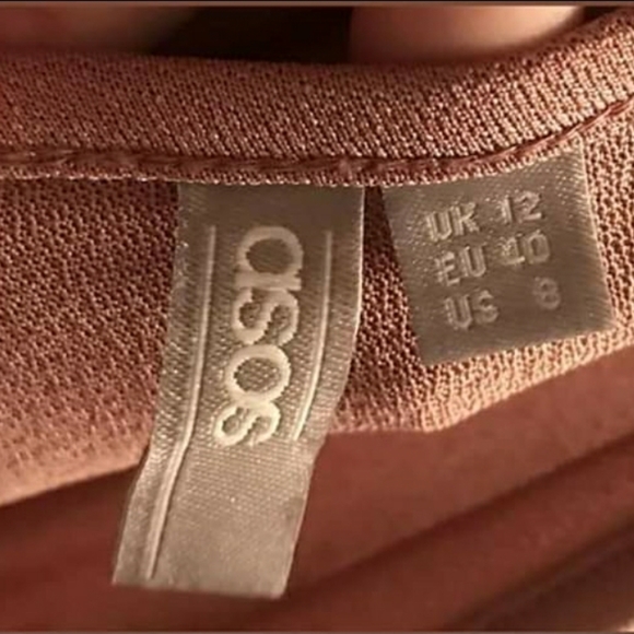 Pink flowing Maternity dress. Size 8 - Picture 5 of 5